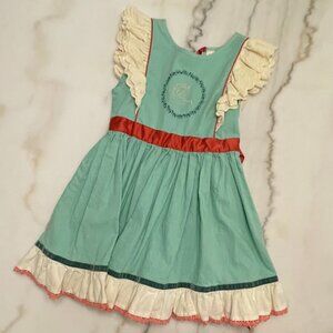 Wildflowers Christmas Peace Dove Dress | size 10